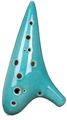 Okarina Retro geräucherte Zwölf-Loch-Okarina für Anfänger, 12 Löcher (Color : 5)