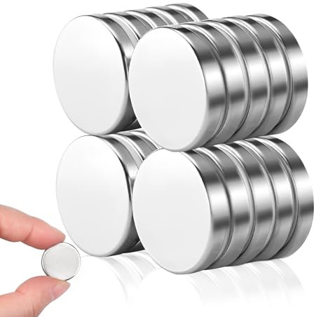 20 Pezzi Calamite Piccole Rotonde,20 x 3 mm Magneti Neodimio,Calamite Potenti Rotonde,Mini Calamite,Magneti Piccoli,Magnete al Neodimio Extra Forti,Calamite per Lavagna magnetica,Frigoriferi