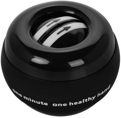 CATIEBYE Hand Exerciser Gyroball Plastic Gyroscopic Wrist Strength Ball for Grip Strength Training and Wrist Strengthening for Therapy and Gym Use by Adults