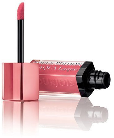 2 x Bourjois Paris Rouge Edition Aqua Laque Lipsticks - 08 Babe idole