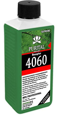 Rezeptur 4060 NPK 7,4+6,6+9,9 Flüssig-Dünger, System Volldünger (Stickstoff Phosphat Kalium) mit Spurennährstoffen Eisen Kupfer Mangan Molybdän Zink