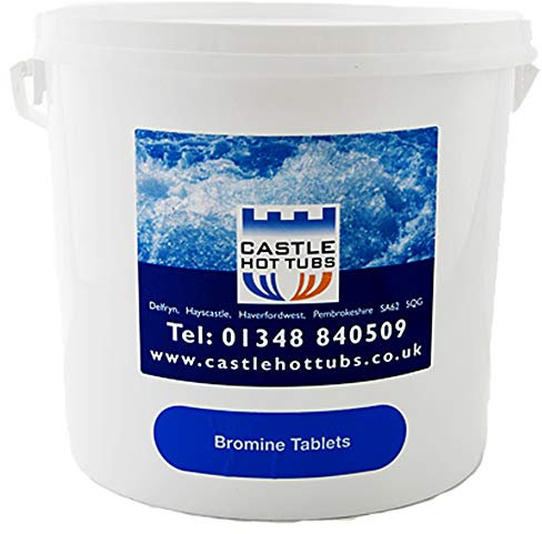 Castle Hot Tubs 5kg Bromine Tablets Hot Tub Spa Swimming Pool 20g
