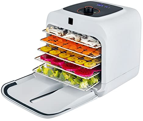 Kopp Verlag Infrarot-Dörrautomat | vier voreingestellte Programme | Obst und Gemüse länger haltbar | Infrarot-Technololgie | für jeden Benutzertyp geeignet | angenehm leise