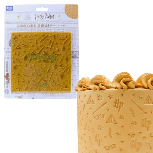 PME HPC421 Harry Potter fondant präglingsmatta, trollkarlsvärlden, plast