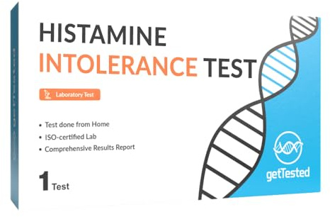 GetTested Test di intolleranza all'istamina, test a casa, analizzato da laboratorio certificato ISOgetTested Test di intolleranza all'istamina, test a casa, analizzato da un laboratorio certificato