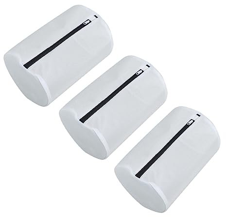 WHAMVOX Wäschesack Zylindrischer Kulturbeutel für Bhs und Unterwäsche 3er-pack Bh-organizer-tasche