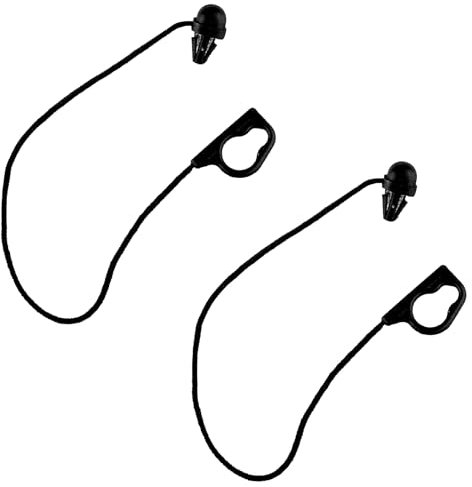 2 PCS Car Rear Parcel Shelf Strap 13367836 for CORSA D CORSA E 5 Door Accessory Car Interior Fittings Replacement Parts, Black