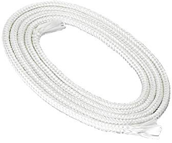 NKlaus 3 m glasfiberveke rund Ø 3 mm för smältljus spiritus lampa oljelampa för rengjord lampolja paraffinolja permanent veke trädgårdsfackla fotogenlampa 1248