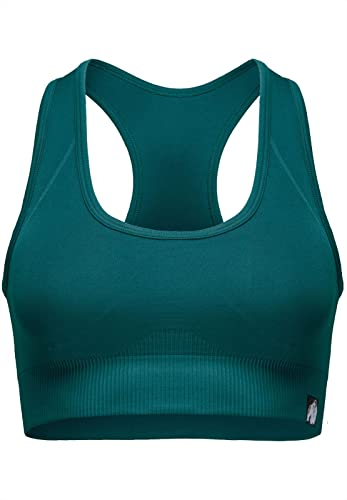 Gorilla Wear Yava Seamless Sport BH, grün, XS-S
