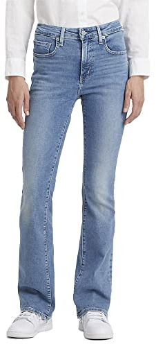 Levi's Femme 725 High Rise Bootcut Jeans, Blue Wave Light, 27W / 30L