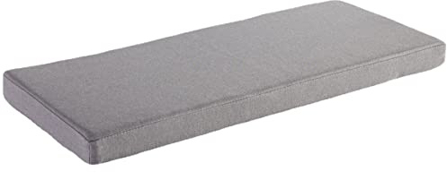 AFEBOO Bänkdyna, 2/3-sits för inomhus- och utomhusbruk, mjuk, tvättbar, halkfri sittdyna för trädgårdsbänk, hammock, uteplats, kök, matsalsbänk, gungstol, anpassbar (ljusgrå, 160 x 60 x 5 cm)