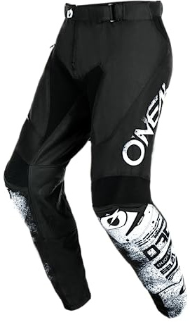 O'NEAL Pantalones Motocross Moto Enduro Tejidos Denier duraderos, protección térmica de Cuero en ambas Rodillas Interiores Pantalones Mayhem Hexx V.24 Adulto Negro Verde Talla 42