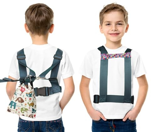 EZ4UVOY Säkerhetssele för äldre barn säker promenadsele med autismmedvetenhet, perfekt för autism, ADHD, ASD,