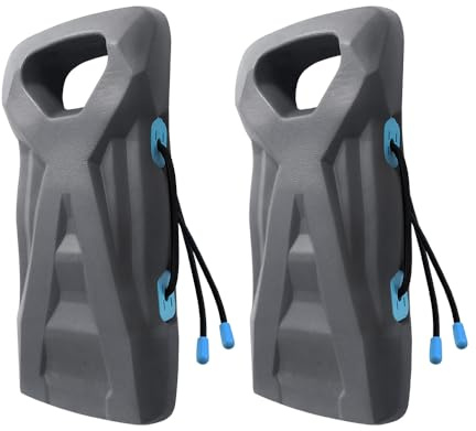 Sebnux Boat Fenders Boat Bumpers for Docking Portable Boat Fenders EVA Pontoon Boat Fenders Ideal for Fishing Boat, Pontoon Boat, PWC and Jet Ski (X-Shape 2 Pack), Grey