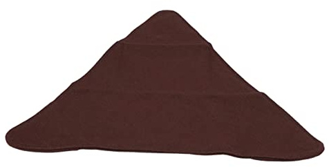 HWGING Taburete de tres patas, portátil, plegable, triángulo, hecho a mano, lona resistente a los arañazos, taburete de camping, tela para pescar (bronceado) (marrón)