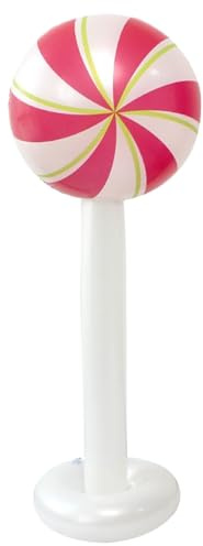 Salyeeluly Piruletas Inflables Gigantes | Decoración Inflatable PVC Navidad Exterior | Decoración para Jardín Y Terraza | para Fiestas Navideñas Puerta Principal