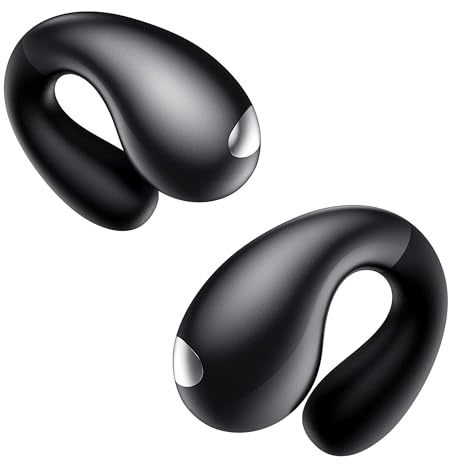 Boytond Wireless Auricolari Clip Orecchio Elegante Auricolari,USB-C