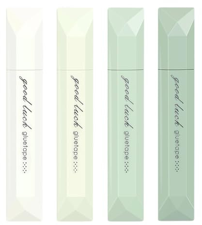 BommFu Klistertejp För Scrapbooking | 4 Förpackningar Dubbelsidig Tejp Rulle Penna,Häftmedelsdispenser för Journaling | För Scrapbook Journaling Kontor Klassrum Inpackning Foto