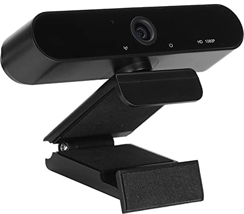 Tomantery Cámara Web 1080P USB2.0 Full HD Cámara Web de Videoconferencia para Computadora con Micrófono para Usuarios de Computadoras Portátiles/de Escritorio