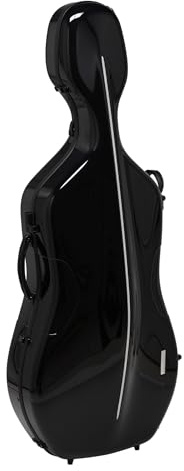 GEWA Air 3.9 Cello Case - Black, 4/4 Size