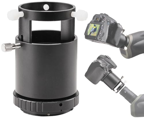 Starboosa Adjustable Extension Spotting Scope Camera Adapter Mount for Canon SLR Camera - with T-Ring - for Birding and Photography
