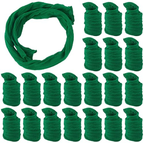 CABODYALS Tela de Nailon para Medias de Flores, 30 m, Color Verde Oscuro, Poliéster, Suave, Seda, Tul, Gasa, Kits para Manualidades, Costura, Flores, Decoración del Hogar, Manualidades DIY