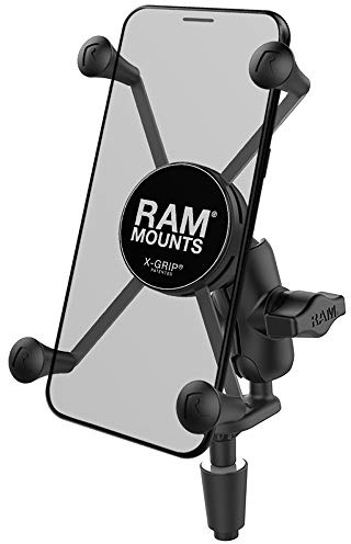 RAM X-Grip Large Phone Mount with Motorcycle Fork Stem Base