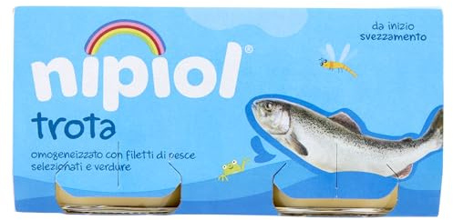 Nipiol Omogeneizzato Trota - 24 Vasetti da 80gr