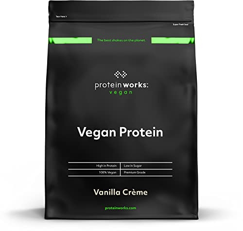 The Protein Works™ - Protéine Végétalienne Avec Shaker et Dosette Gratuite - Vanille Crème - 500g
