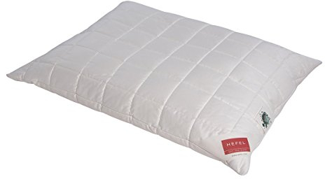 HEFEL Kissen Schafschurwollkissen Organic wollweiß 40 x 80 cm
