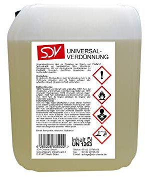 SDV Chemie Universalverdünnung 6x 5 Liter 30L Nitroverdünnung Waschverdünnung Lackverdünner
