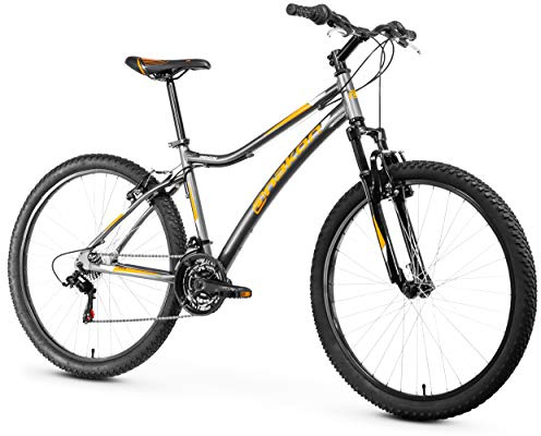 Anakon Premium Bicicleta de montaña, Hombre, 27.5 cm, Gris, M