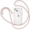 XTCASE Handykette für iPhone 13 Hülle, Smartphone Necklace Handyhülle mit Band Transparent Schutzhülle Stossfest - Schnur mit Case zum Umhängen in Roségold