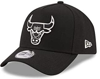 New Era Chicago Bulls NBA Basecap 9Forty A-Frame Kappe verstellbar Basketball Snapback schwarz - One-Size