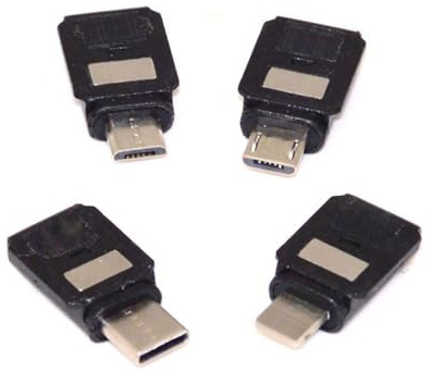 chenyang 4 PACK Adattatore connettore USB C e Micro USB a OSMO Pocket1/2 Accessori per fotocamera Gimbal portatile