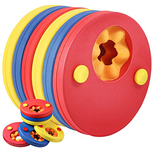 HOTENEAIRE Swimming float discs EVA Foam Swim Arm Band Float Aid Discs swimming armbands Set for Kids baby armbands (6 pcs/Set)