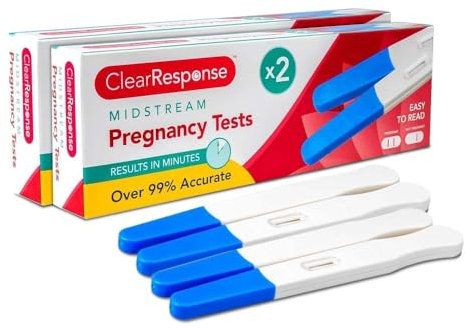 Pregnancy Test Kit Pack of 2 (Total 4 Kit) Early Detection with Over 99% Accurate Results Fast & Reliable Home Pregnancy Tests Easy-to-Use Tests for Women & Clear Results - Discreet Packaging