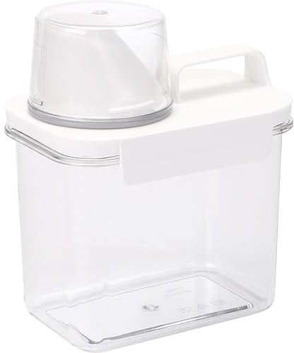 Sea Team | Recipiente para comida de 1,1 L para perro/gato/roedor, transparente, con vaso medidor y ventana, hermético e inodoro (PP+PET), ideal para viajes, hámsteres, perros pequeños