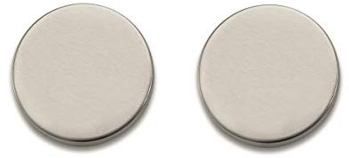 Bricard 668029 Paire de rosaces INOX Tempo Design pour Porte Intérieure sans Clé, Salon, Cuisine