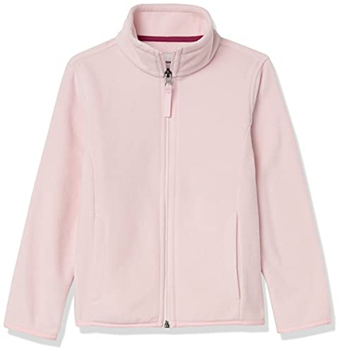 Amazon Essentials Niñas Chaqueta de Forro Polar con Cremallera Completa y Cuello Levantado