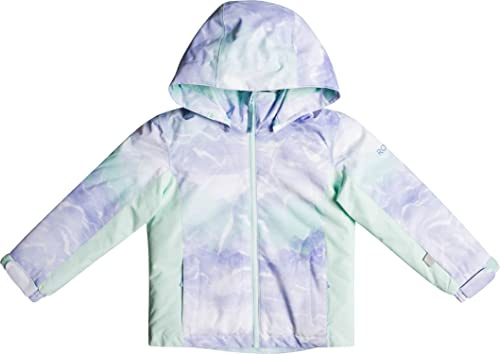 Roxy Little Girls Snowy Tale Insulated Snow Jacket (3, Fair Aqua Seous (BDY3))