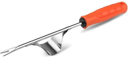 1 Unidad Desmalezas Manual de Acero Inoxidable, Extractor de Malas Hierbas con Mango, Dispositivo de Eliminación de Malas Hierbas Quita, Weeder de Mano Azadillas para Cavar, Deshierbar, Aflojar