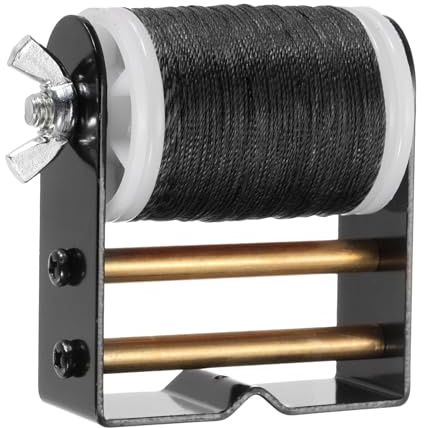 PATIKIL Hilo de Servicio para Cuerda de Arco de Tiro con Arco 131 Yardas/120M, 0.02 / 0.4mm de Diámetro Hilo de Cuerda de Arco para Atar Visor Peep Nock Arcoss y Recurvados, Negro