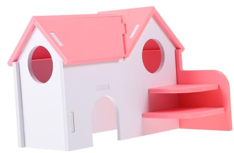 Milisten Maison pour Cobayes et Hamsters Cachette de Jeu et Repos pour Petits Animaux Maison de Détente pour Rats et Souris