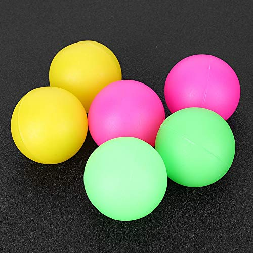 Yctze 6st PVC Beach Set - Ersättningstillbehör Strandracketar, Mjuka Bollar Roliga Spel, Dekoration och Underhållning – Strandtennis, Fester och mer! (röd gul grön)