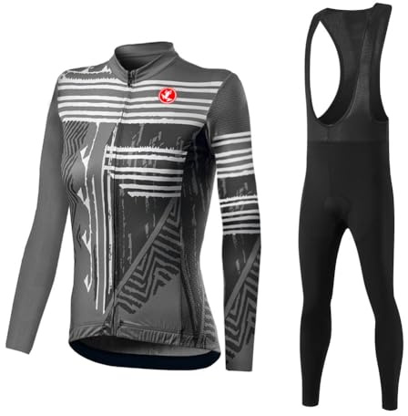 UGLY FROG Radtrikot Fahrradtrikot Fahrradbekleidung Damen Winter Thermisches Rad Trägerhose Radhose für Damen Top Outdoor Sports Radfahren Hose Fahrrad Thermo Lange Hosen Radlerhose Bibtights