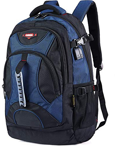 POWER KING Hiking Backpack 30L, Lightweight Casual Backpack for Men Women, Outdoor Travel Daypack for Camping Mountaineering Walking Cycling Climbing Sport, BlueIV