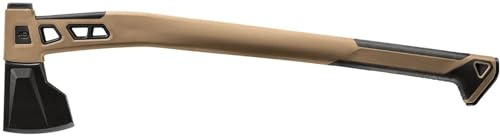 Gerber Gear Bushcraft Axe - Camping Survival Bushcraft Axe with Sheath - Features Hammerhead & Water-Resistant Compartments - Made in USA - Coyote Brown