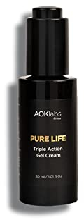 AOKlabs Pure Life - Triple Action Gel Cream | Contorno de Ojos Antiedad |REDUCE BOLSAS, OJERAS Y ARRUGAS| on Peonía, Ácido Hialurónico, Manzanilla y Vitamina K | HIDRATANTE Y CALMANTE