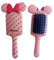 Paddle Hair Brush For Women and Girls, Detangler, Removes Knots and Tangles, For All Hair Types (Polka Dot - Minnie Mouse)